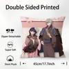 My Happy M-MarriageS Pillow Case Plush Fabric Soft Double Sided Print Sofa Cushion Cover Throw Pillow Covers