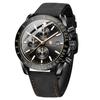 BY BENYAR Analog 50M Water Leather Quartz Gift for Men Men's Watch, Chronograph, Watch, Resistant, Business, Simple, Stylish, Popular, Formal, Strap,