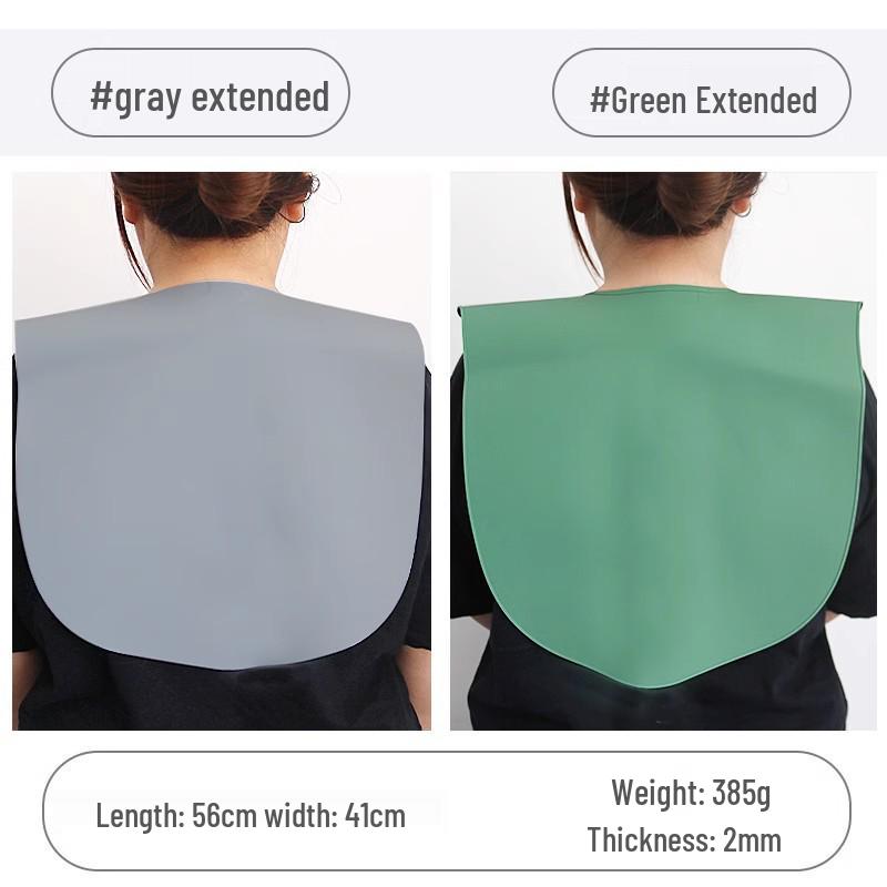 Silikonowy płaszcz do strzyżenia z naramiennikiem i łapaczem włosów zapobiegającym przyklejaniu do salonu fryzjerskiego