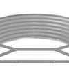 Raised Garden Bed Galvanized Steel 175x100x36 cm Green
