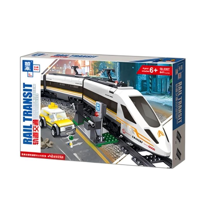City Power Ferrovia ad alta velocità Fuxing Hexie Locomotiva elettrica Treno Blocchi da costruzione Giocattoli per bambini Mattoni tecnici Bambini