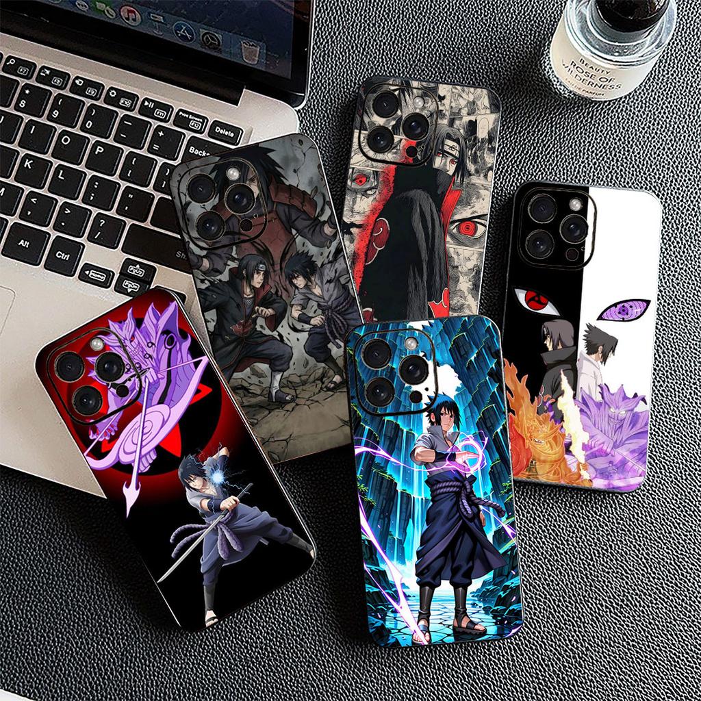 For Samsung Galaxy S20 S22 S21 FE Ultra Plus A07 A17 A15 A16 A25 A57 A37 Phone Cover Soft Case Narutos Itachi Uchiha Sasuke