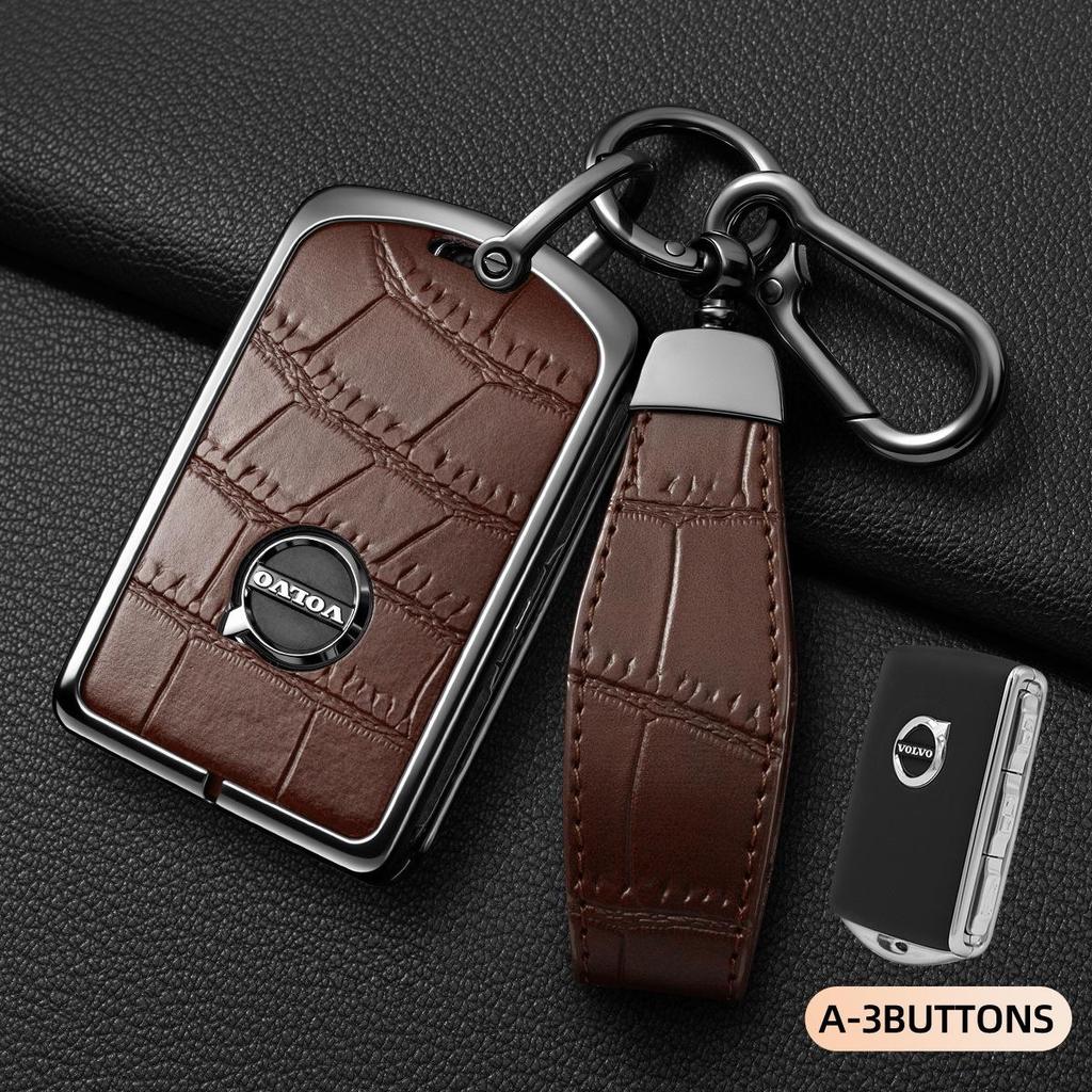 Volvo Alloy Key Case for XC60, S90, S60, XC40, XC90, V60, V90 Models