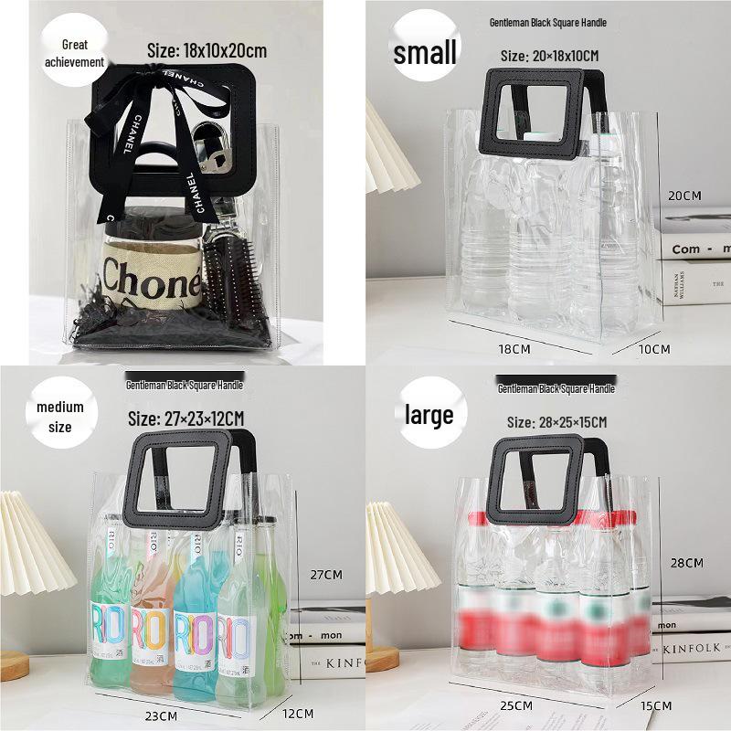Transparent PVC Wedding Candy Laser Gift Bag