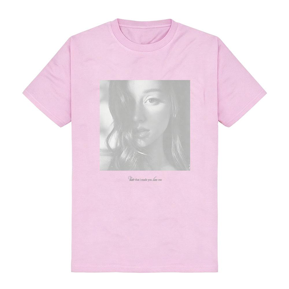 Hate That I Made You Love Me Photo T-shirt Ariana Grande Petal Flower Design Graphic Print Tees Short Sleeve Cotton Female Shirt
