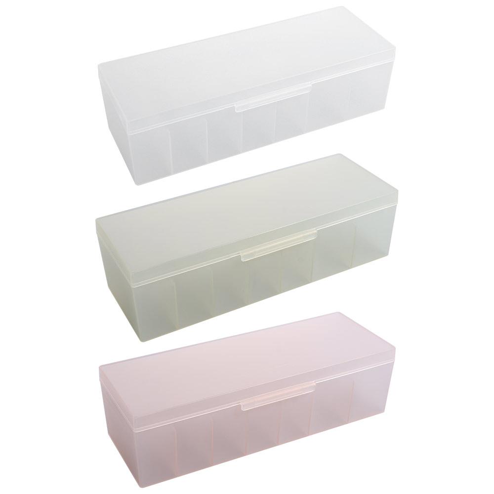 7 Grids Data Cable Storage Box with Cover Charging Line Storage Container  Headset
