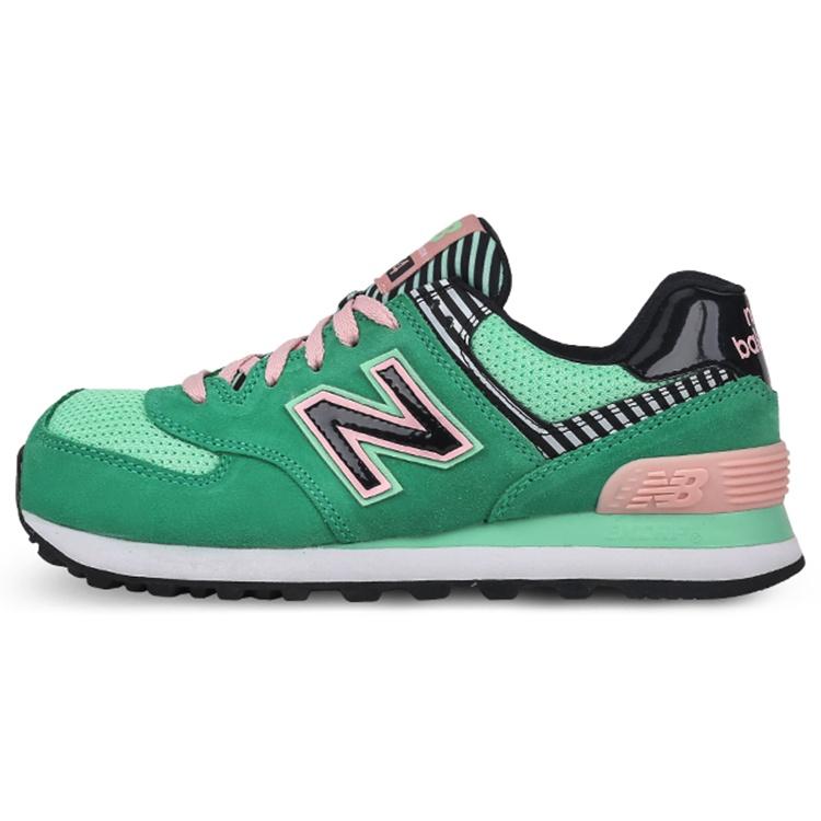 (WMNS) New Balance 574 Series Low-Top  Green  Women s WL574BFS EU 37