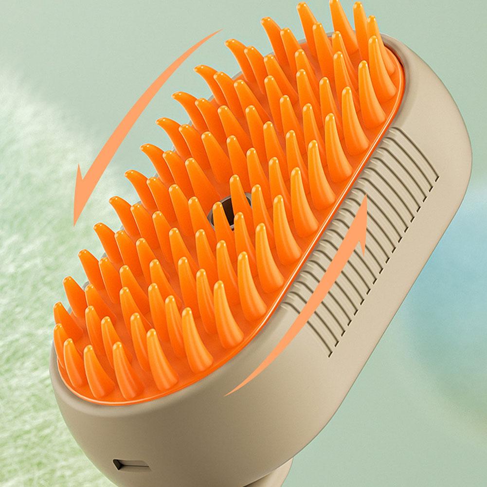 Cat Steam Brush Pet Brush 3 in 1 Pet Hair Removal Comb for Dogs Cats for Removing Tangled and Loosse Hair