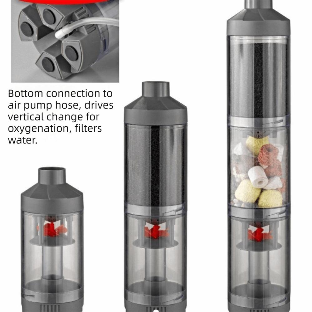 Air Pump Driven Aquarium Fish Excrement Collector Fish Poop Collector Aquarium Cleaning