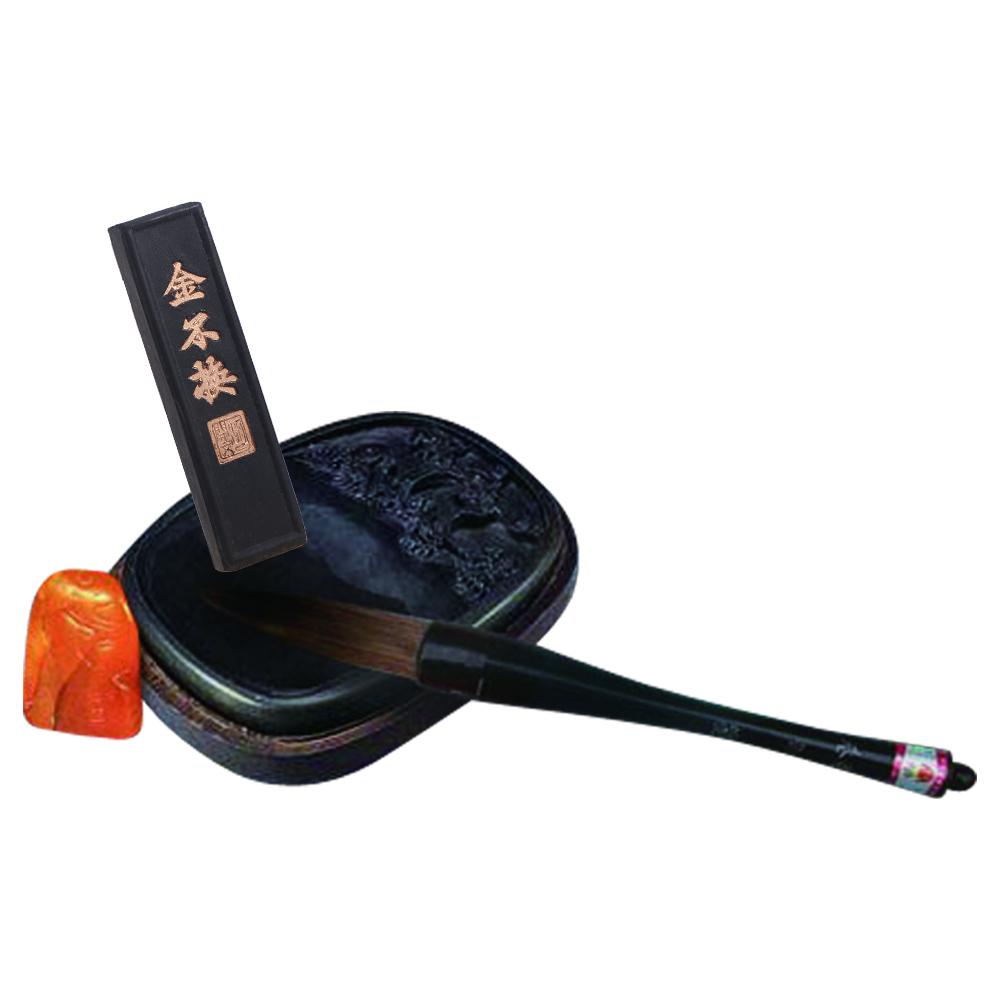 Black Grinding Ink Block Writing Calligraphy Solid Ink Vintage Calligraphy Ink Stick  Artist