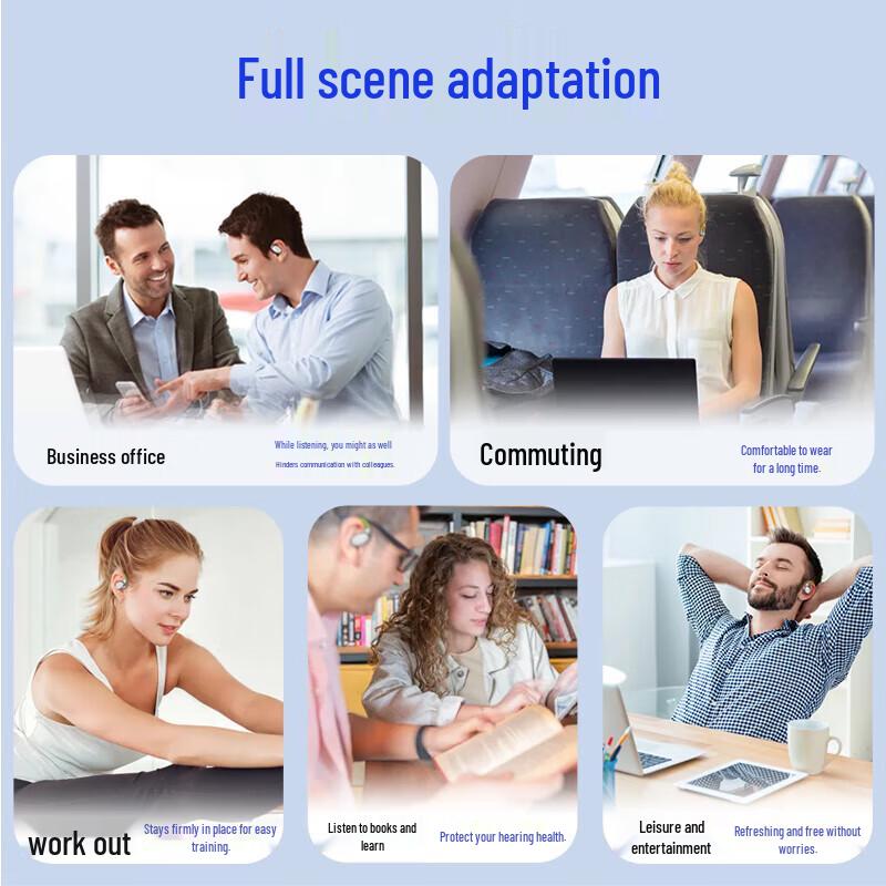 BIAZE D78 Open-Ear Ear-Hook True Wireless Bluetooth Sports Headphones