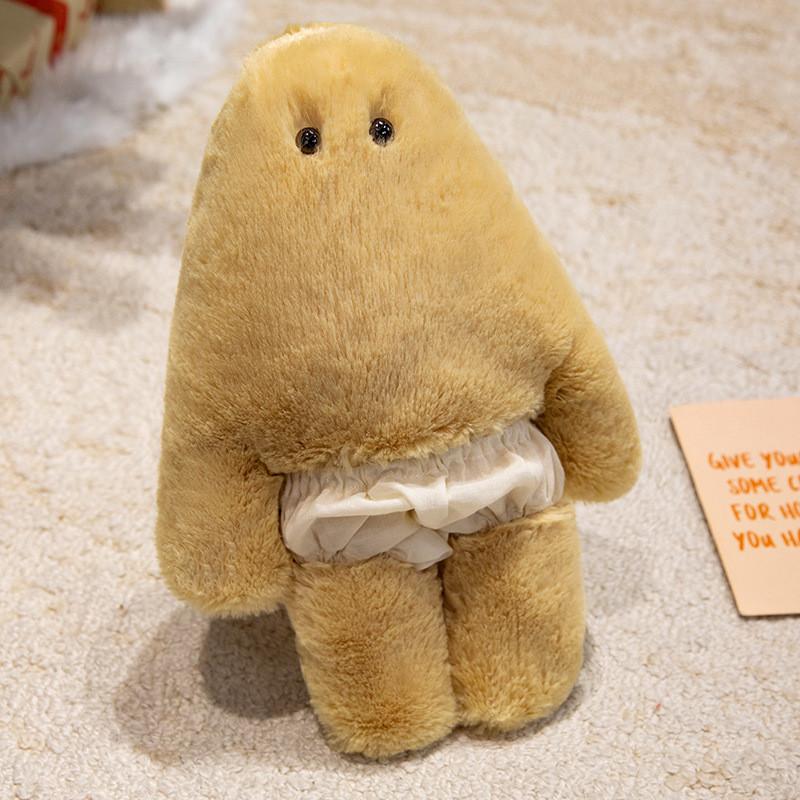 Cartoon Creative Pants Disguise Plush Toy With Soft Cotton For Office Desk Decor