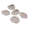 5pcs Sourdough Starter Jar Cloth Covers Reusable Elastic Band Breathable Cloth Jar Covers for 3 To 4 Inch Jar Mouth