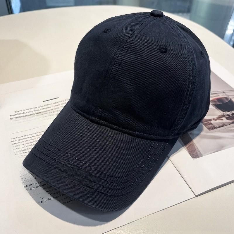 Embroidered Letter Baseball Cap With Sun Protection For Casual Outdoor Wear