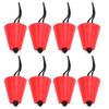 8PcsCelsiusSet Kayak Scupper Plug Silicone Drain Hole Bung Stopper with Lanyard for Canoe