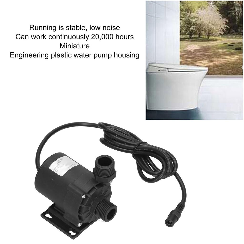Water Pump BS‑45B DC12V Ceramic Structure 20000 Hour Service Life Intelligent Boosting Machine for Toilet Dishwasher