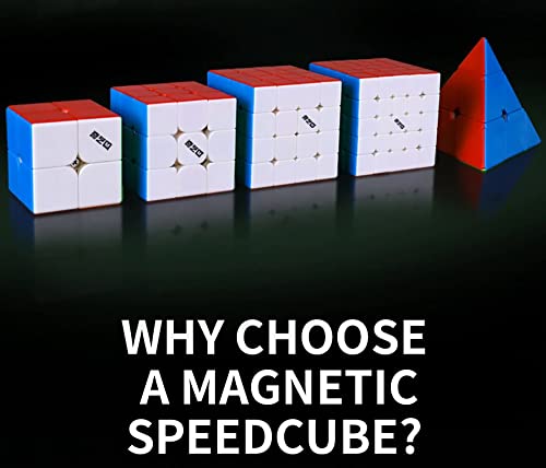 Kancharo MS Series [Authentic] Magnetic Competition Cube with Pouch (Sticker-Free, 4x4)