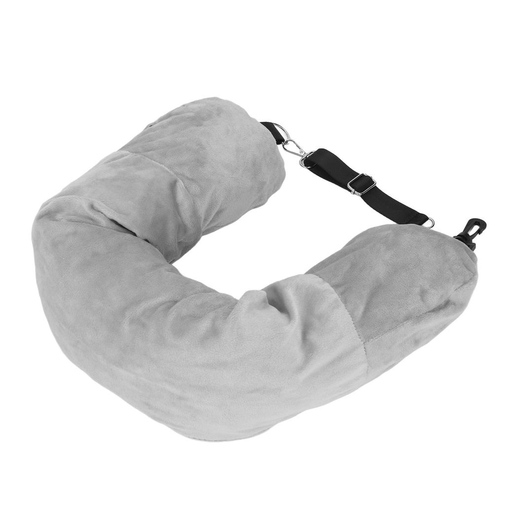 Neck Pillow Storage Bag Multifunctional U Shape Portable Stuffable Travel Neck Pillow
