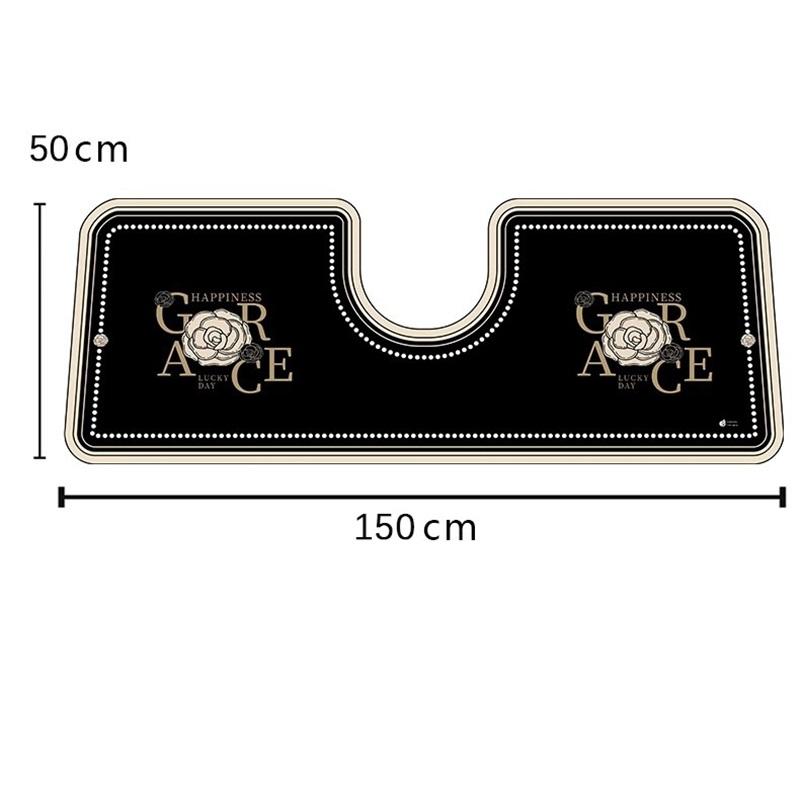 Car Mats Waterproof Quick Dry Diatom Mud Floor Mats 3 Piece Set Non Slip Easy Clean Automotive Foot Pads For Interior Decoration