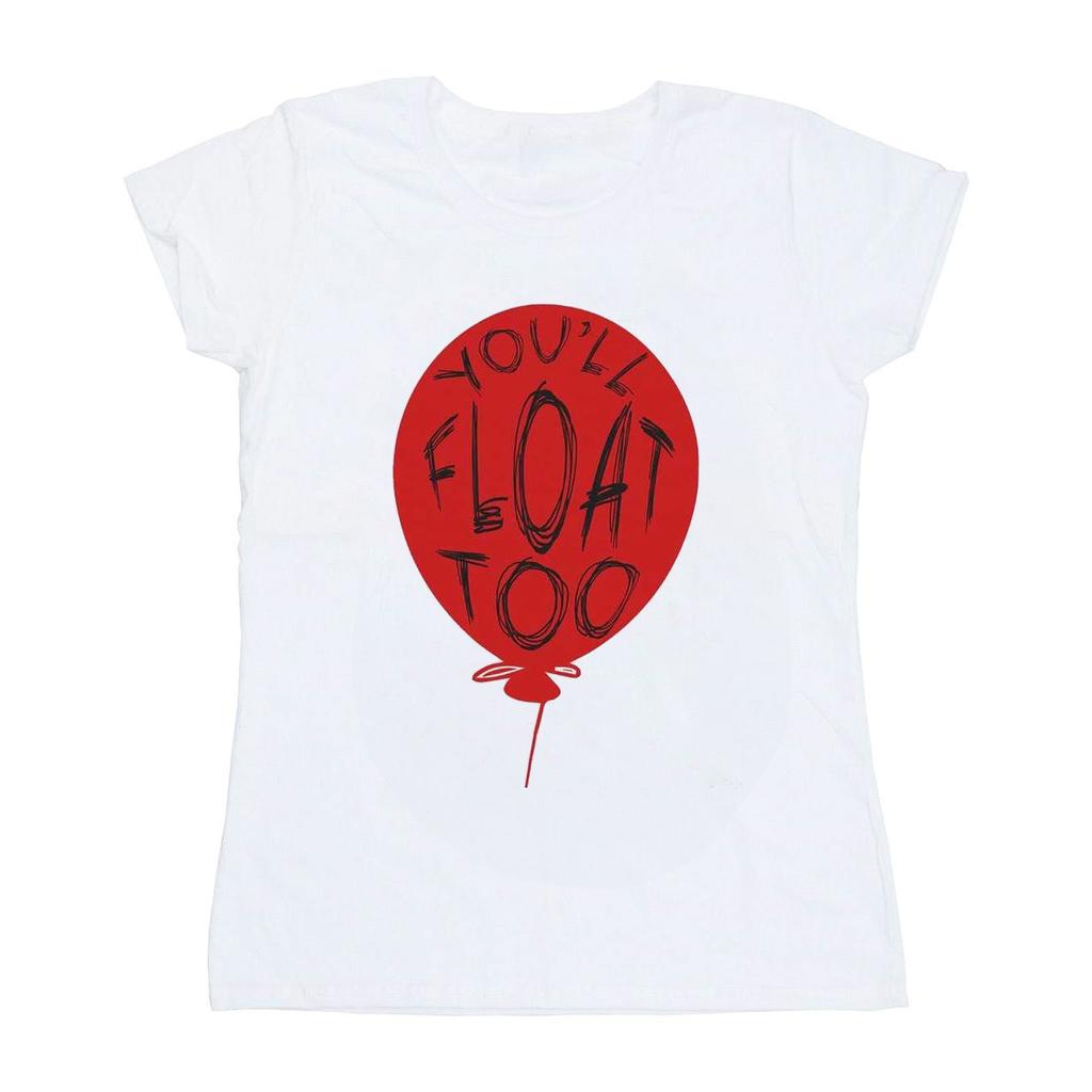 It Womens/Ladies Pennywise You´ll Float Too Cotton T-Shirt