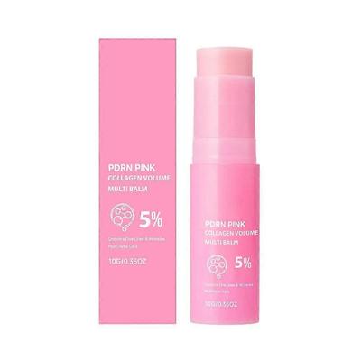 PDRN Pink Collagen Volume Multi Balm Stick Portable Hydration Glow Care
