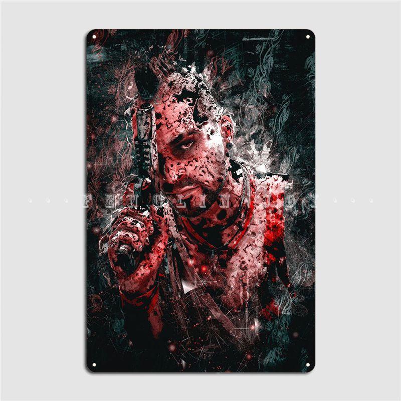 

Far Cry 3 Vaas Montenegro Metal Sign Funny Wall Cave Wall Decor Home Tin sign Poster 20x30cm