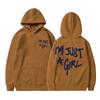 Unisex Übergroßer Kapuzenpullover Mit Kräftigem Buchstabenaufdruck Lässiger Pullover Herbst
