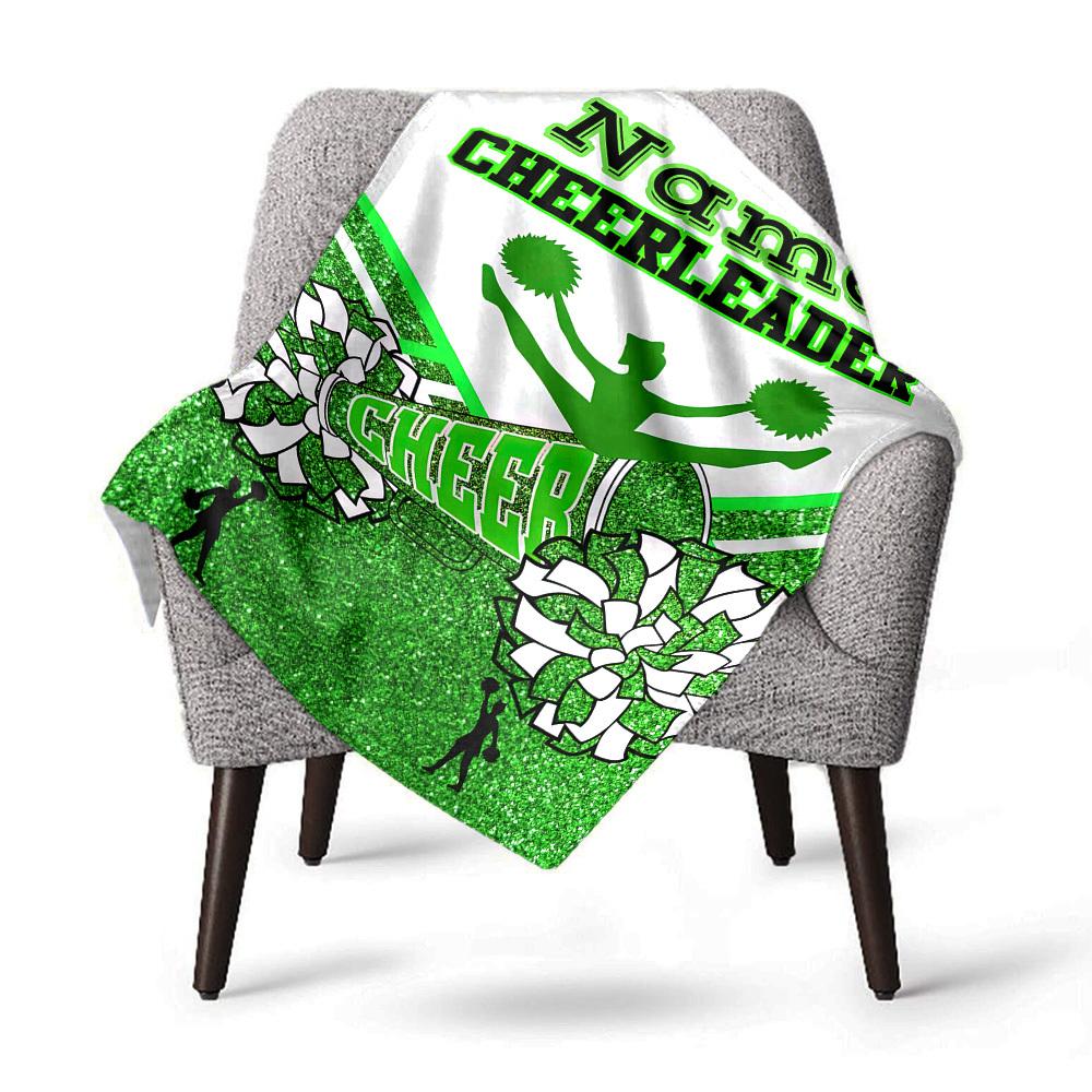 Cheerleader Home Customize Your Name Blankets Comfortable Soft Lightweight Multipurpose Blanket For Picnics Sofas Offices Beds Living Rooms Suitable