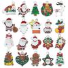 Christmas Drip Oil Jewelry Kit: Santa, Snowman, Bell, Reindeer Pendants for Bracelets & Keychains