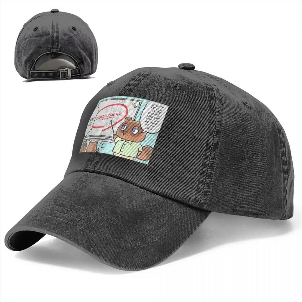 Pălărie Multicoloră de Joc cu Cozoroc Bărbați Femei Pălărie Cowboy Tom Nook Predă Lecții de Viață Șepci de Baseball Pălării cu Cozoroc de Protecție