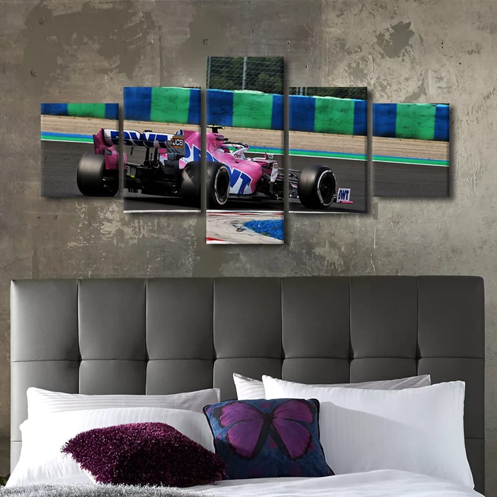 5Pcs F1 Racing Car House Sports Car Pictures Paintings Art HD Print Home Decor Room Decor Modern Abstract 5 Pieces Canvas