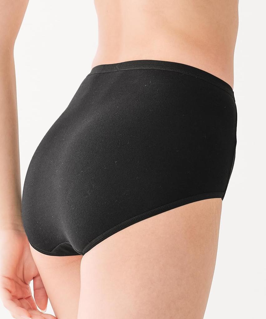 Nissen Regular KURO Cotton Blend Stretch Simple 8L Shorts, Deep-Length Shorts, 5-Pack, Black,