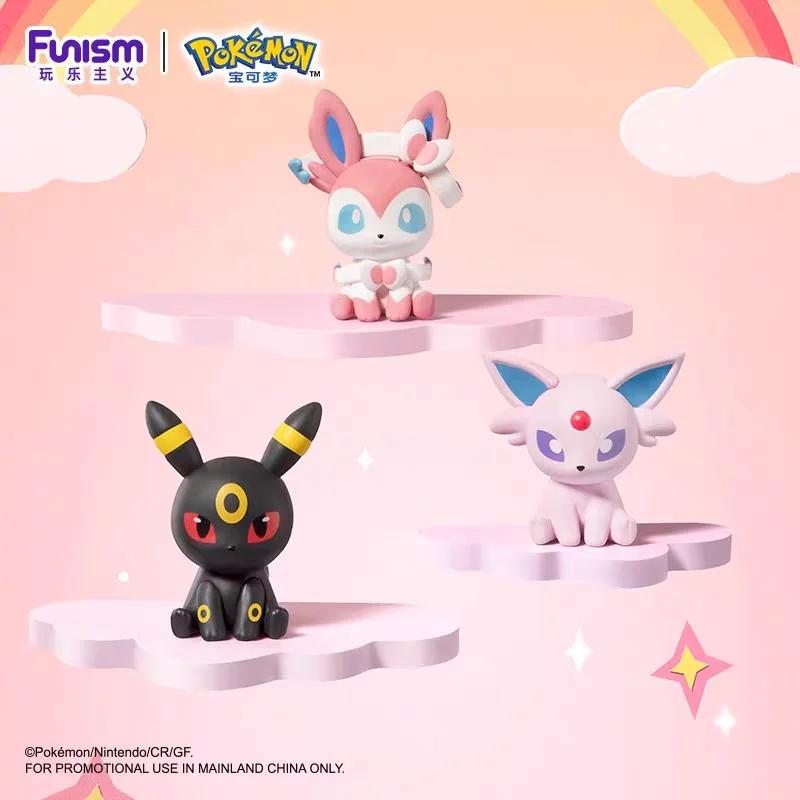 Collection Eeveelutions Sylveon Jolteon Espeon Umbreon Flareon Blind Bag Gifts Toy Model Anime Figures Collect Ornaments