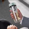 Double-Layer Borosilicate Glass Tea Infuser Bottle