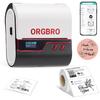 ORGBRO Z3 Label Maker Machine with Tape, 2-3 Inch Bluetooth Thermal Label Printer, Portable Sticker Printer for Small Business Office Home
