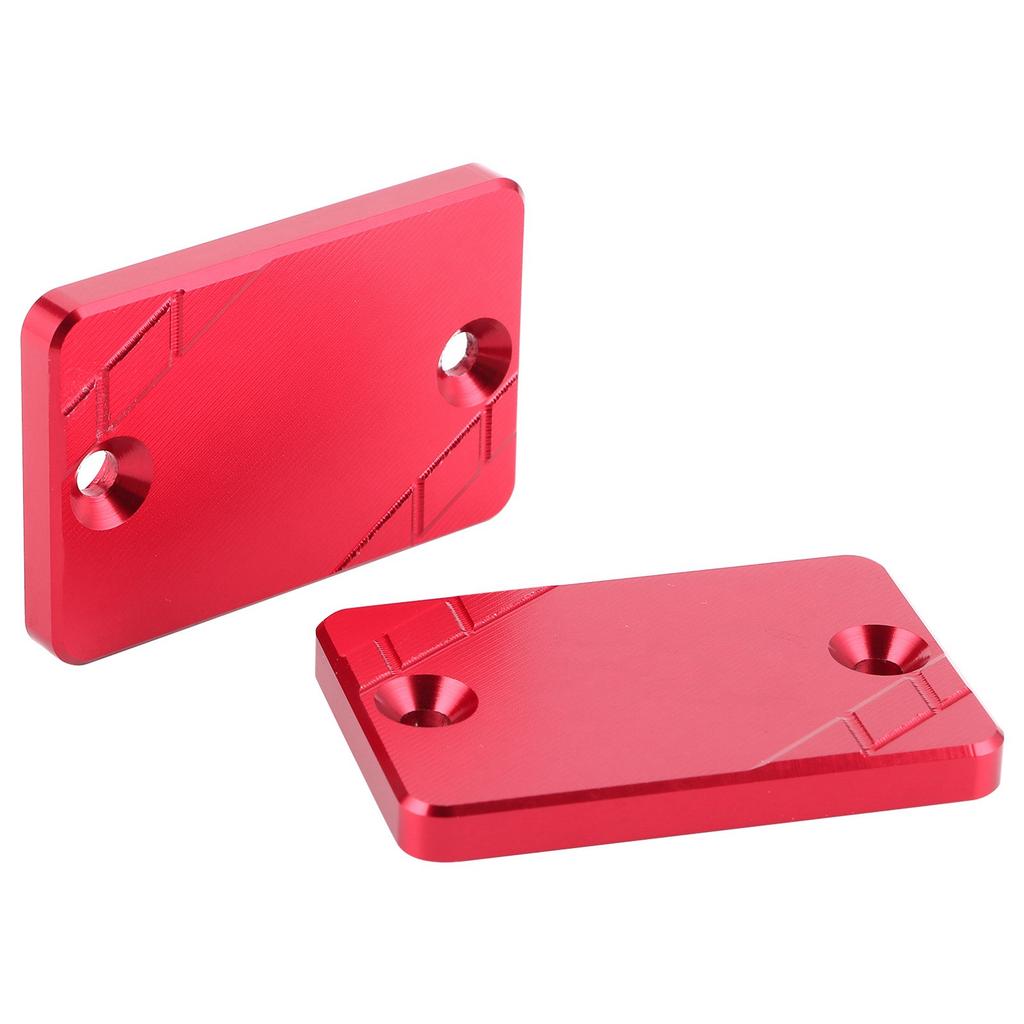 2pcs Front Rear Brake Fluid Reservoir Cap Cover Fit for Honda CB300F CBR500R CB500F CB500XRed