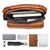 Men's Messenger Bag Leather Crossbody Shoulder Bag Classic Waterproof Briefcase Satchel Travel Bag