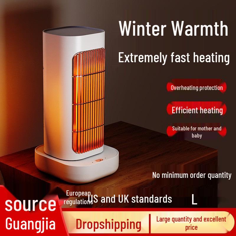 2023 Portable Vertical Electric Heater with PTC Ceramic Oscillation, EU/US Spec