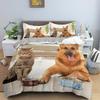 German Shepherd Duvet Cover King Queen 3D Lovely Dog Pattern Bedding Set For Kids Boys Girls Cute Pet Puppy Soft Comforter Cover