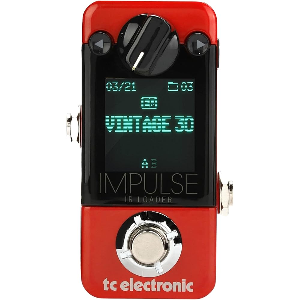 TC Electronic Impulse IR Loader Cabinet Simulator Red with Multiple Impulse Responses and Compact Design