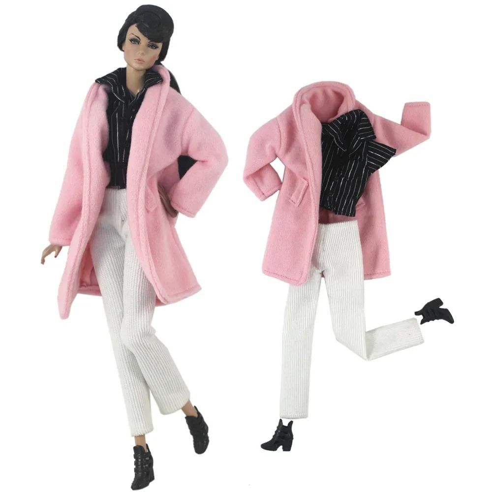 Handgefertigte BABI KLEIDUNG Wollmantel Outfit für 30cm Puppe 11,5 Zoll bjd Kleidung Viele Stilrichtungen Geschenke für Puppenzubehör #02