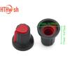 5colors*6pcs=30pcs/lot WH148 potentiometer knobs 15X17mm 6mm  potentiometer 5 colors knob cap Yellow Orange Blue White Red