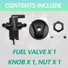 Fuel Tank Valve Petcock 3 Way Fuel Shut-off Valve Switch Replacement 5432559 For Polaris Twin Magnum Trail Boss 325 330 500 7052161 Sportsman 335 400