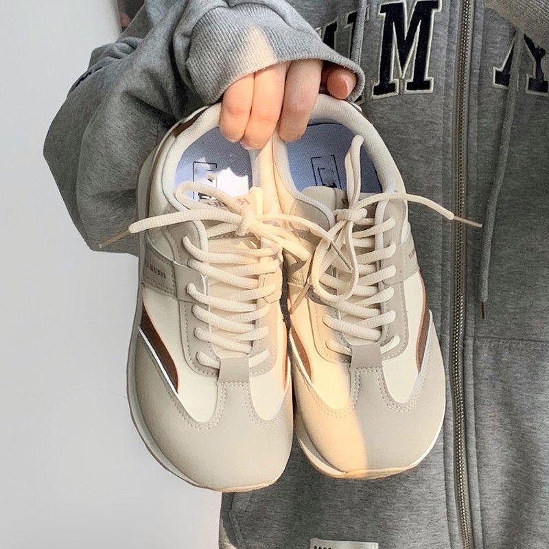 High-value platform casual shoes autumn and winter new casual sports shoes dad shoes women