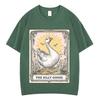 Silly Goose Tarot Card Funny Meme Graphic Tees Unisex Unisex Fashion Tshirts Summer Cotton Loose Harajuku Aesthetic Trendy Tshirts