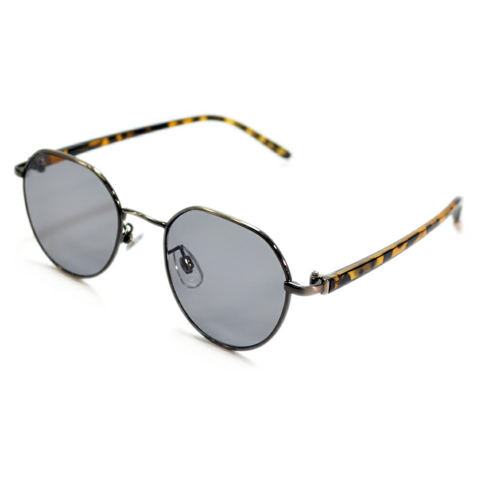 [MERRY PLEASURE] Sunglasses for Men and Women, Fashion Glasses, Crown Panto, Round, Boston Style, Tinted Lenses