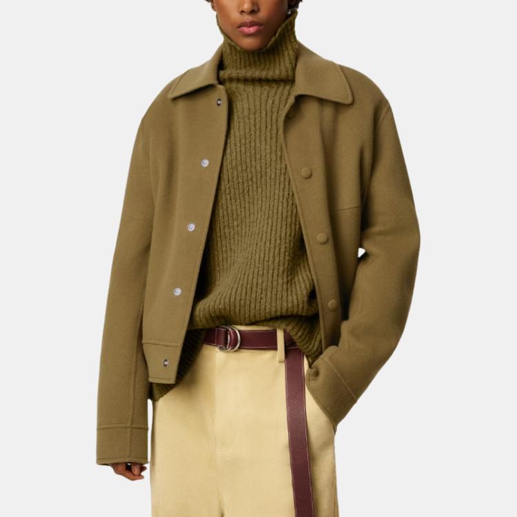 Ami Paris Buttoned Wool Boxy Jacket FJK845WV0022-298