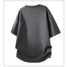Unisex Loose Fit Round Neck T-Shirt with Sequins and Rivets