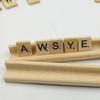 100Pcs Wooden Tiles Capital Letters A-Z Alphabet Board Funny Educational Toy