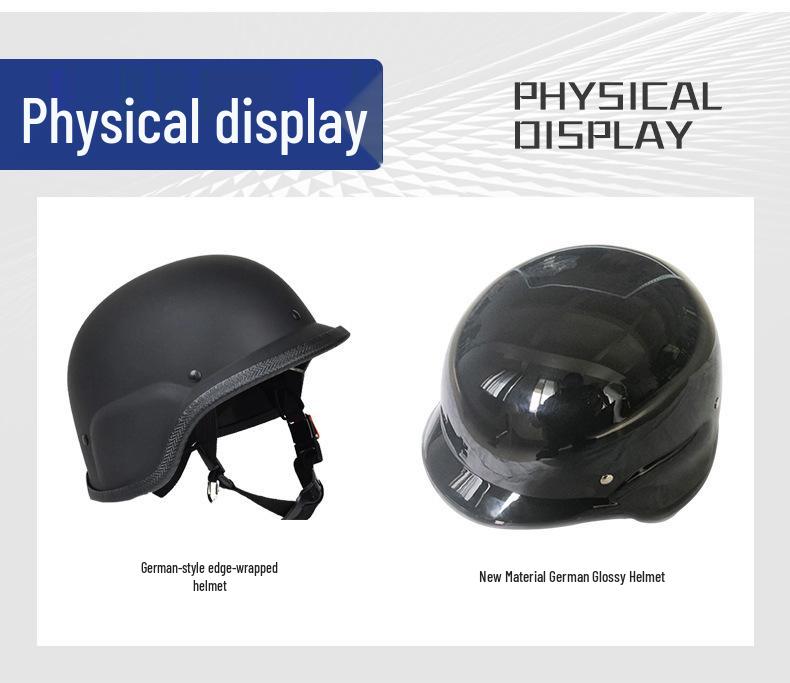 German Style PC Safety Helmet: Explosion-Proof, 4 Colors, Half Helmet for Security Protection